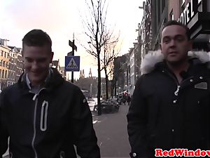 massive Amsterdam escort cockriding tourist